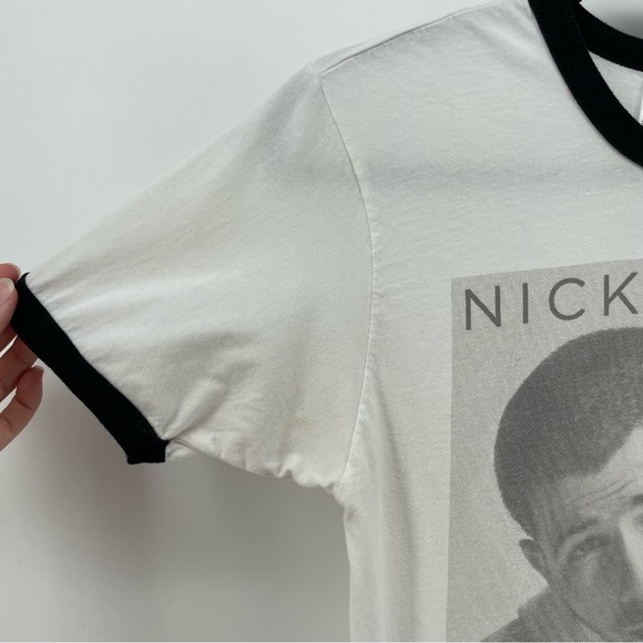 American Apparel Womens T-Shirt White Nick Jonas 2016 Tour S - Picture 2 of 7